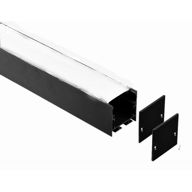 Suspensión barra LED o plafón aluminio