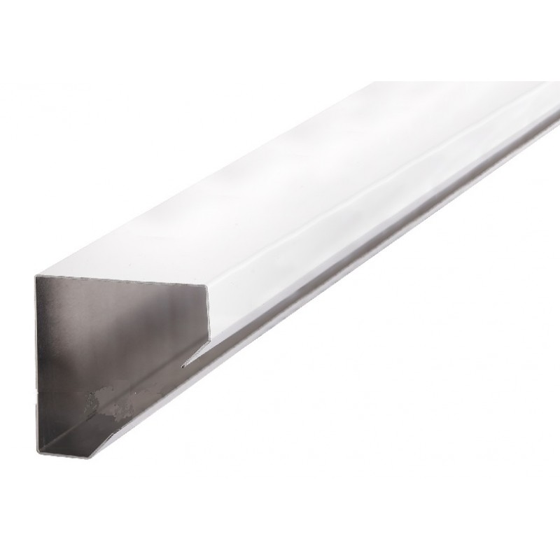 Perfil superficie de aluminio acabado blanco 2000x30x20 mm