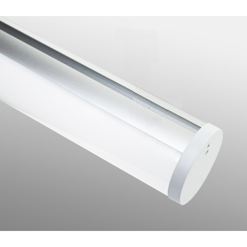 Perfil de Aluminio 2m para Tiras LED de Esquina con Difusor Noble Opal  BARRA/6/S